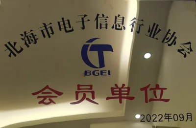 北海六禾电子电子信息行业协会会员单位荣誉资料