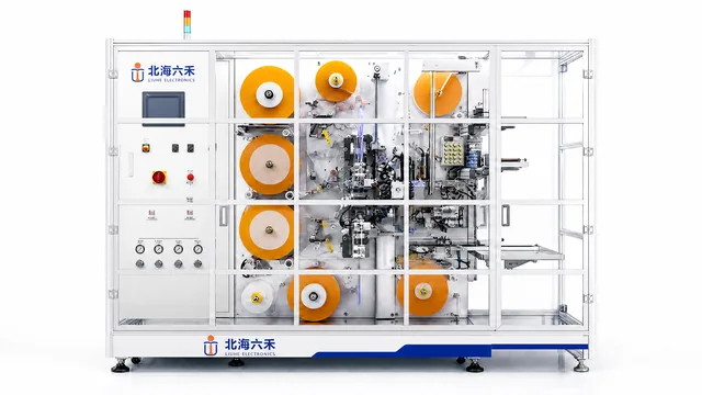 北海六禾电子全自动钉卷一体机